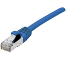 CORDON PATCH RJ45 F/UTP CAT 6a LSOH Snagless Bleu 15m